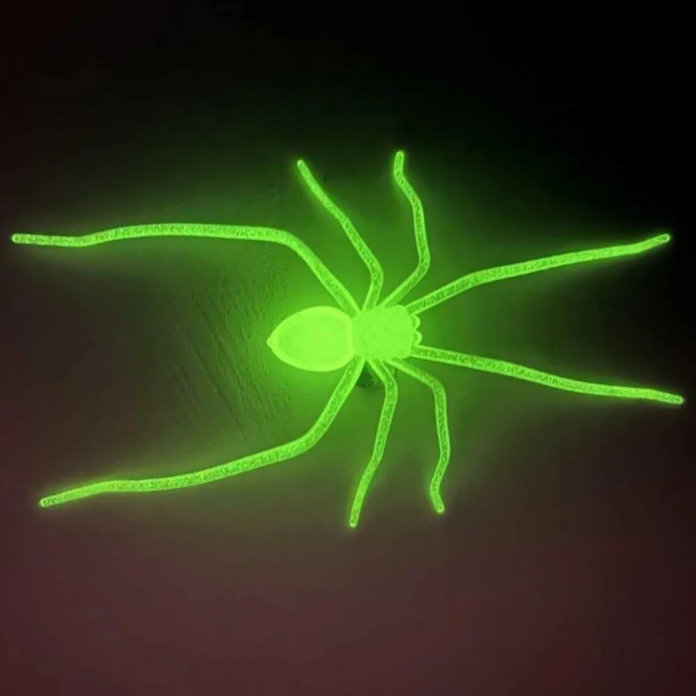 Deluxe Glow-in-the-Dark Realistic Spider Fridge Magnet Prop