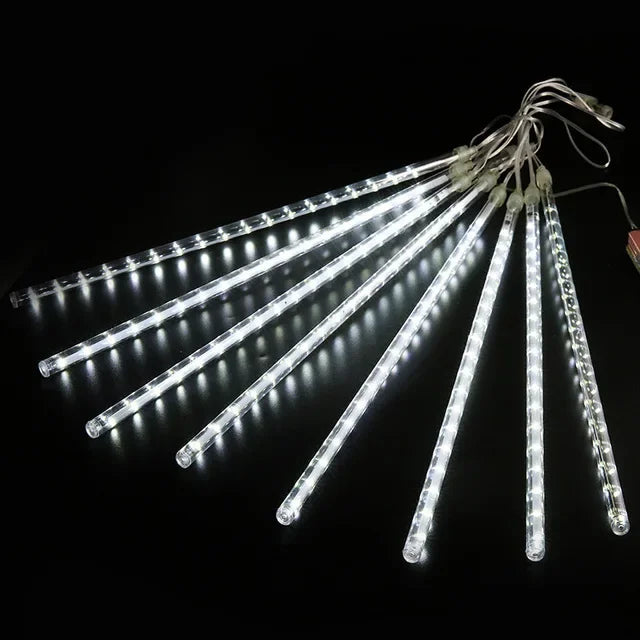 Christmas Meteor Shower LED String Lights Holiday Lighting Indoor / Outdoor Decor Garden Party Decorations Rain Drop Falling New