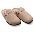 Bebealy Fashion Clogs for Women and Men Womens Suede Clogs-Mules Womens Mens House Slipers with Arch Support Soft Home Slippers