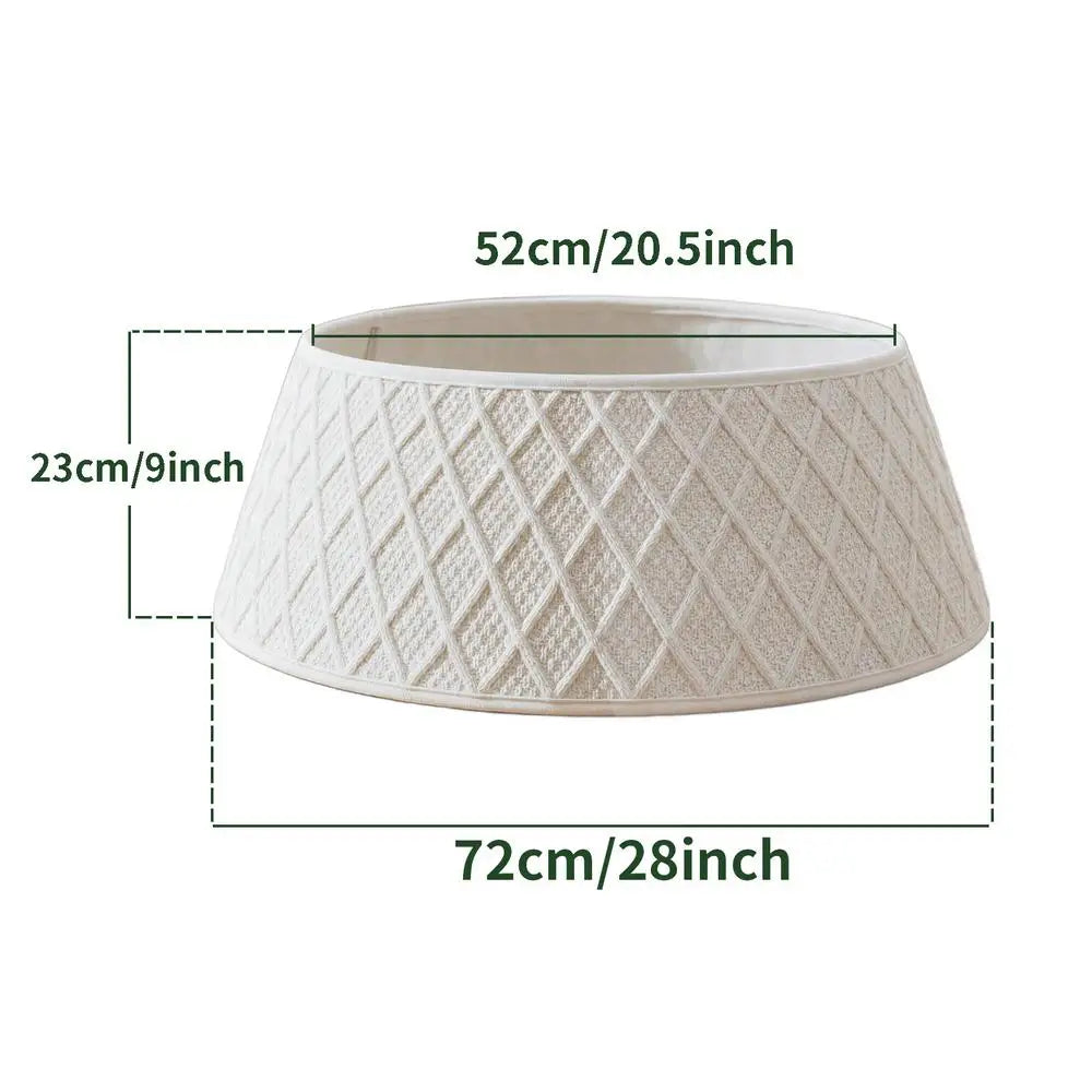 Christmas Tree Collar Round Trees Skirts Tree Bottom Decoration Family Holiday Party Christmas Tree Decorations