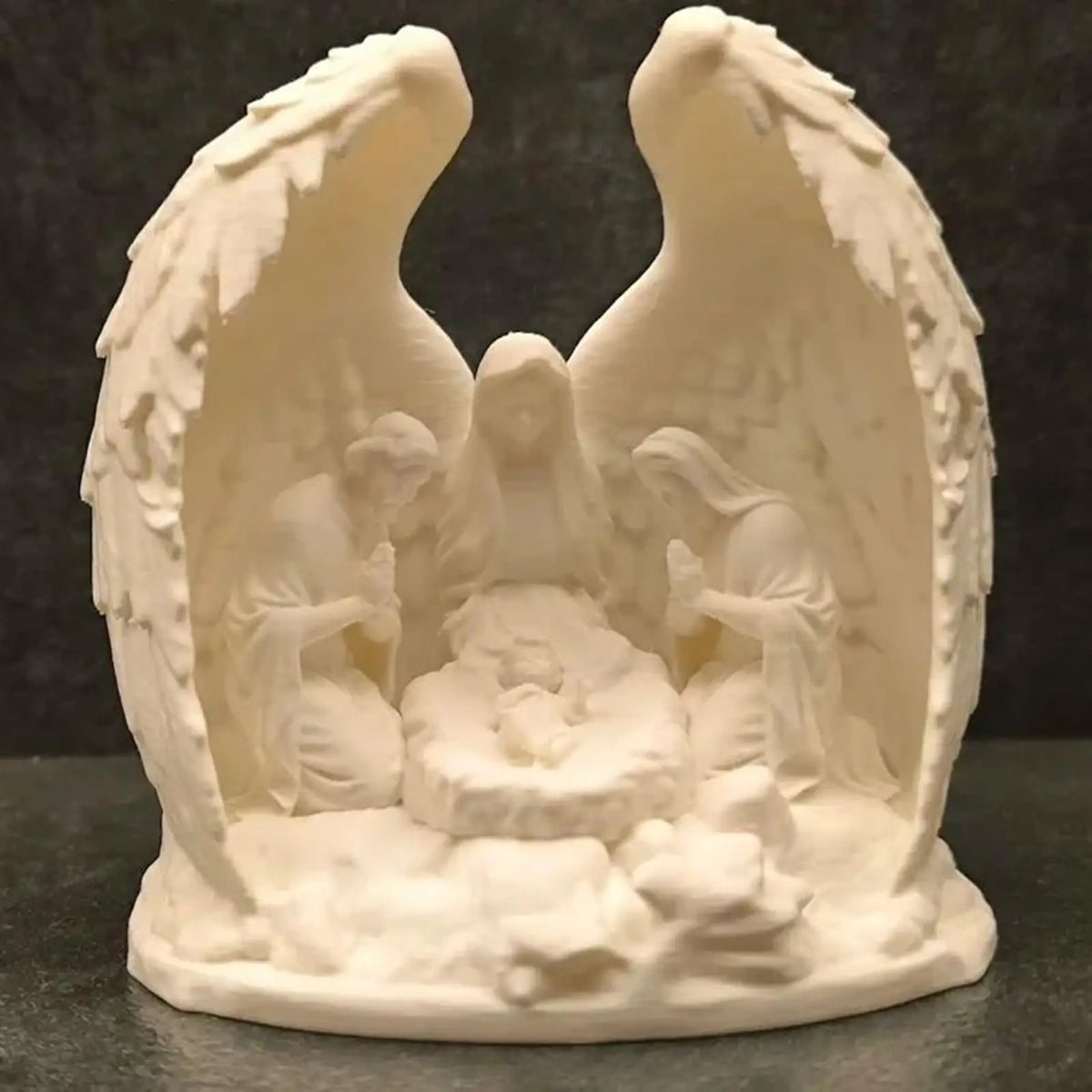 3D Nativity Scene Candles LED Religious Christian Christmas Decor for Holiday Birthday Party Church Offices Desk Home Decor