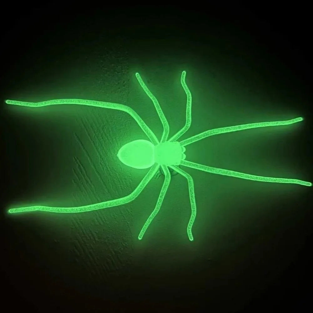 Deluxe Glow-in-the-Dark Realistic Spider Fridge Magnet Prop
