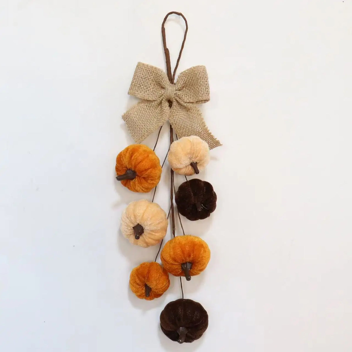 Rustic Knitted Fabric Pumpkins for Thanksgiving & Fall Decor