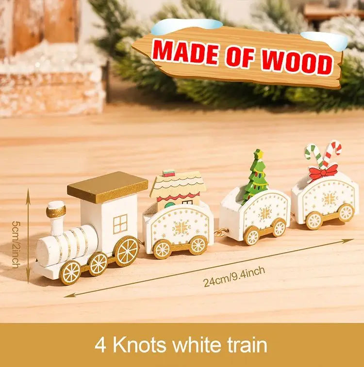 Christmas Train Merry Christmas Decorations For Home 2026 Cristmas Ornament Xmas Navidad Noel Gifts Happy New Year 2027 Gifts