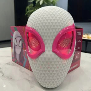 Deluxe 1:1 Spider-Man Electronic Mask with Moving Eyes & Ring Control
