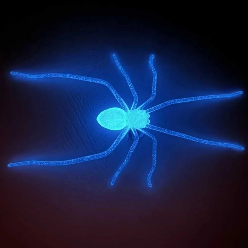 Deluxe Glow-in-the-Dark Realistic Spider Fridge Magnet Prop