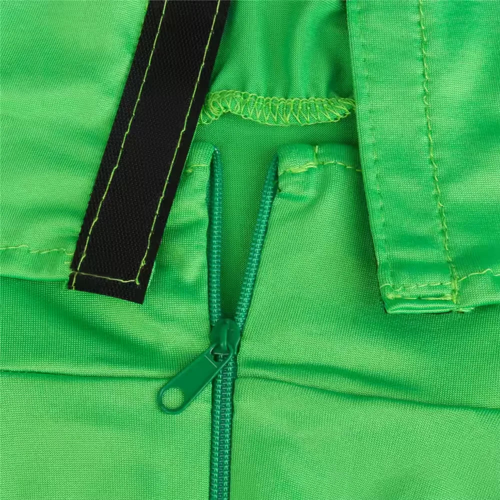 Deluxe Green Extraterrestrial Alien Full-Body Zentai Suit (Kids & Adults)
