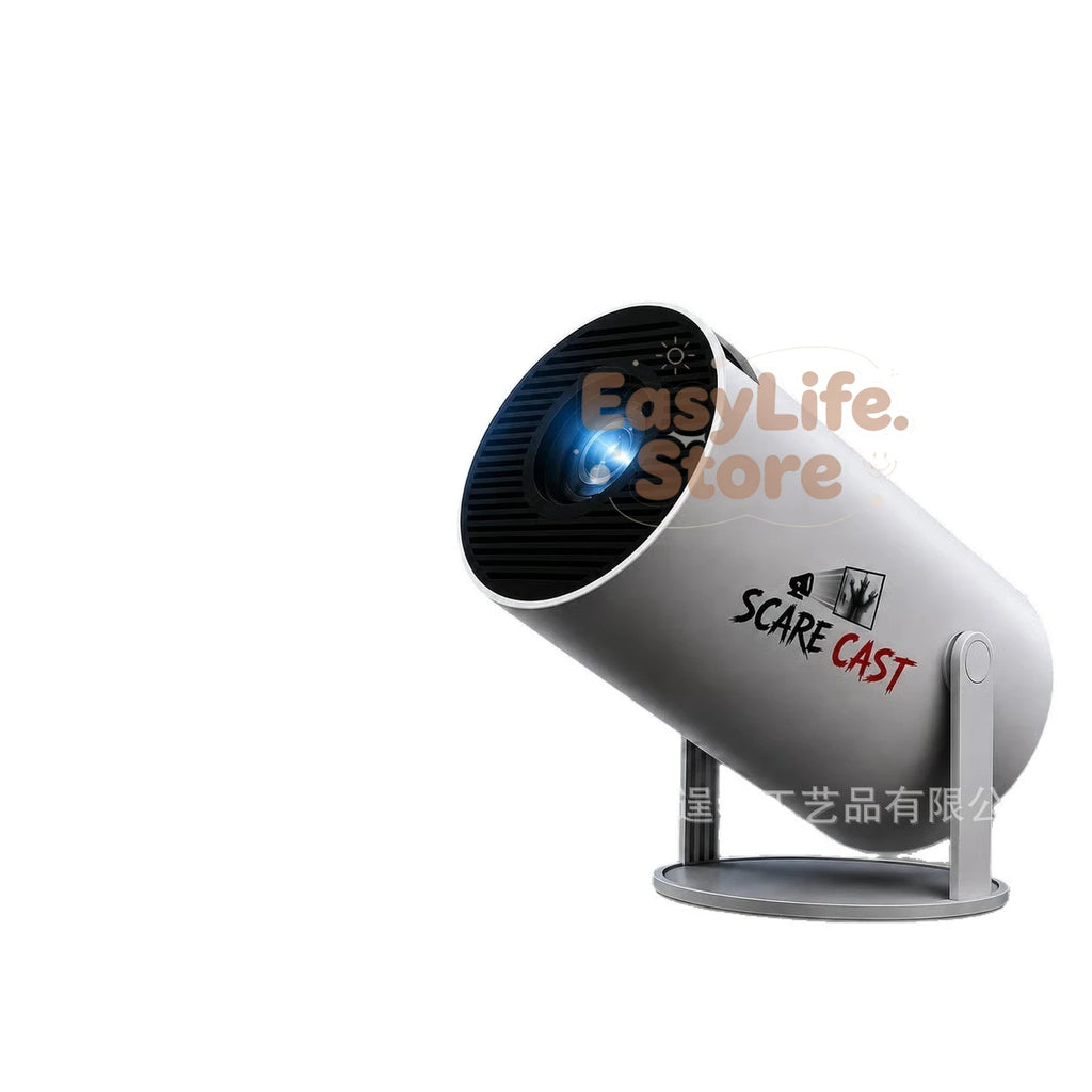 Deluxe ScareCast 180° Smart Halloween Window & Home Theater Projector