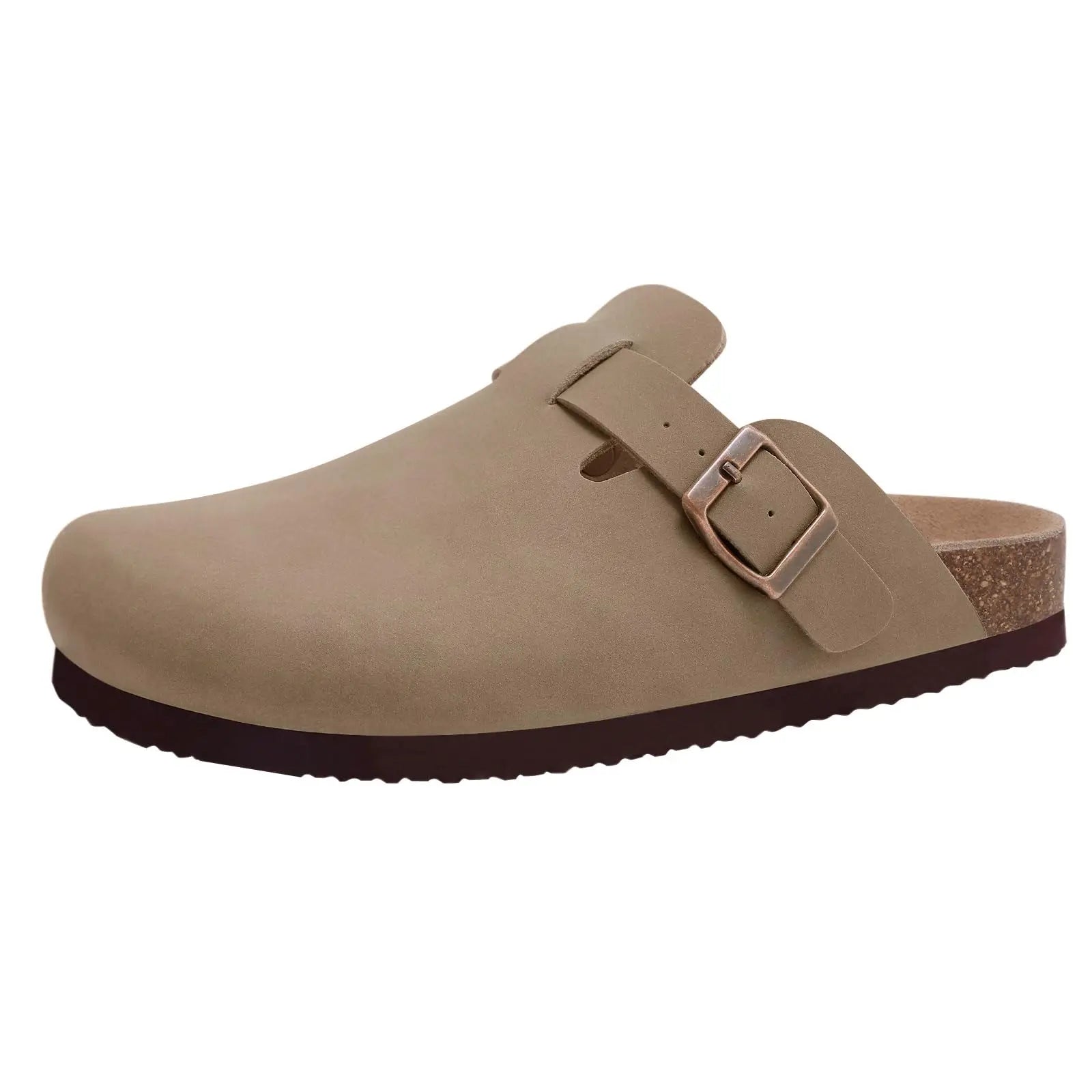 Bebealy Fashion Clogs for Women and Men Womens Suede Clogs-Mules Womens Mens House Slipers with Arch Support Soft Home Slippers