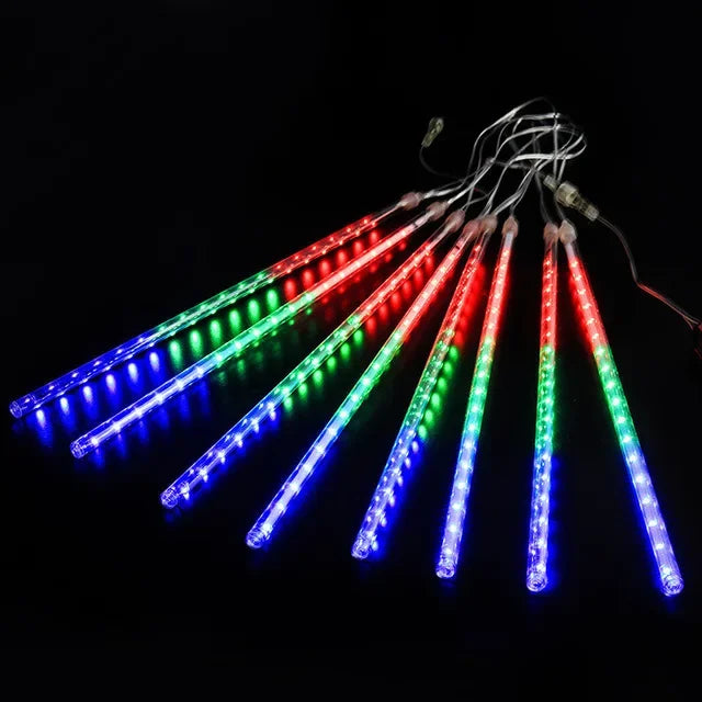 Christmas Meteor Shower LED String Lights Holiday Lighting Indoor / Outdoor Decor Garden Party Decorations Rain Drop Falling New