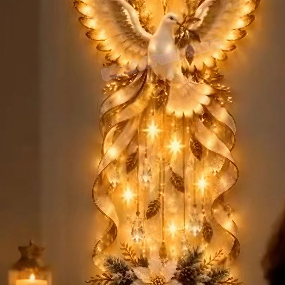 Christmas,Bethlehem Star of Faith,Lighted Nativity Wall Decor,Glowing Christmas Hanging Ornament,LED Lights for Indoor