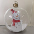 Christmas Inflatable Decorated Ball 60cm Outdoor PVC Giant Big Large Balls Xmas Tree Decorations Toy Ball No/With Light Ornament
